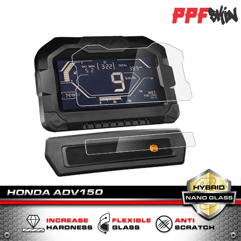 PPF Honda ADV ..... UPPF dán bảo vệ mặt đồng hồ xe , xước tự phục hồi vết xước dâm , www.uppf.com