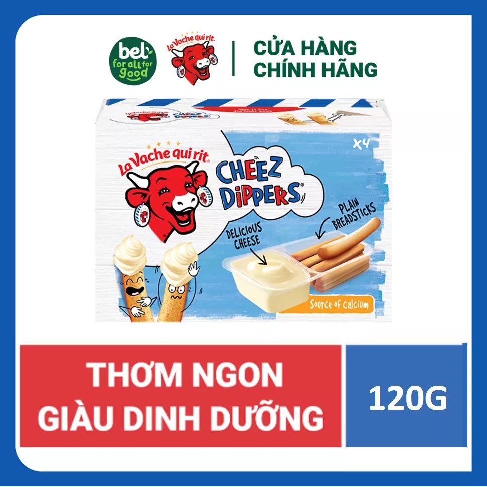 Bánh Que Nhúng Phô Mai Cheez Dippers - Hộp 120gr (La Vache qui rit)