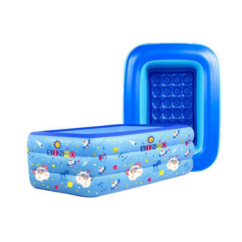 Bể bơi 3 tầng, Hồ bơi cho bé thỏa sức vui đùa, Đế chống trượt an toàn cho bé yêu