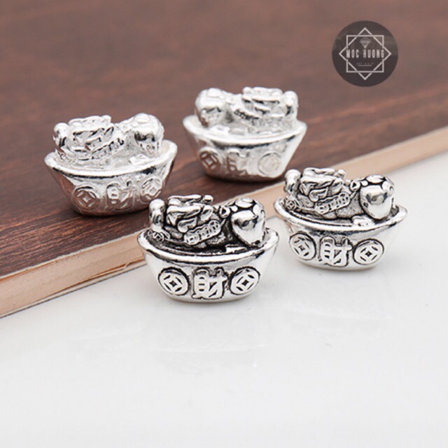 Charm bạc nén Tỳ Hưu - MH013