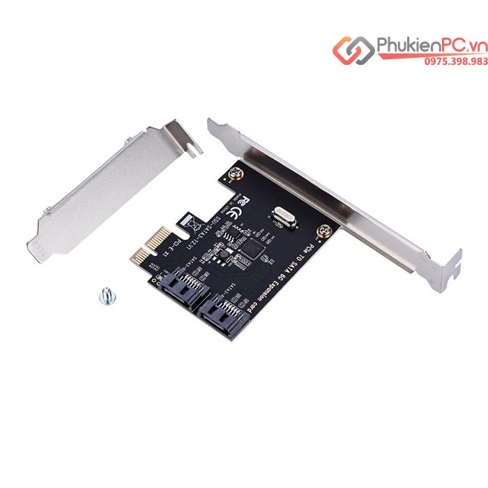 Card chuyển đổi PCI-E sang 2 cổng SATA III chip ASM1061