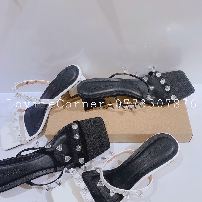 DÉP CAO GÓT LOVIIECORNER - GUỐC NỮ ĐẾ VUÔNG - GUỐC CAO GÓT 5CM ĐẾ VUÔNG - DÉP NỮ THỜI TRANG QUAI MẢNH D210127 D211104