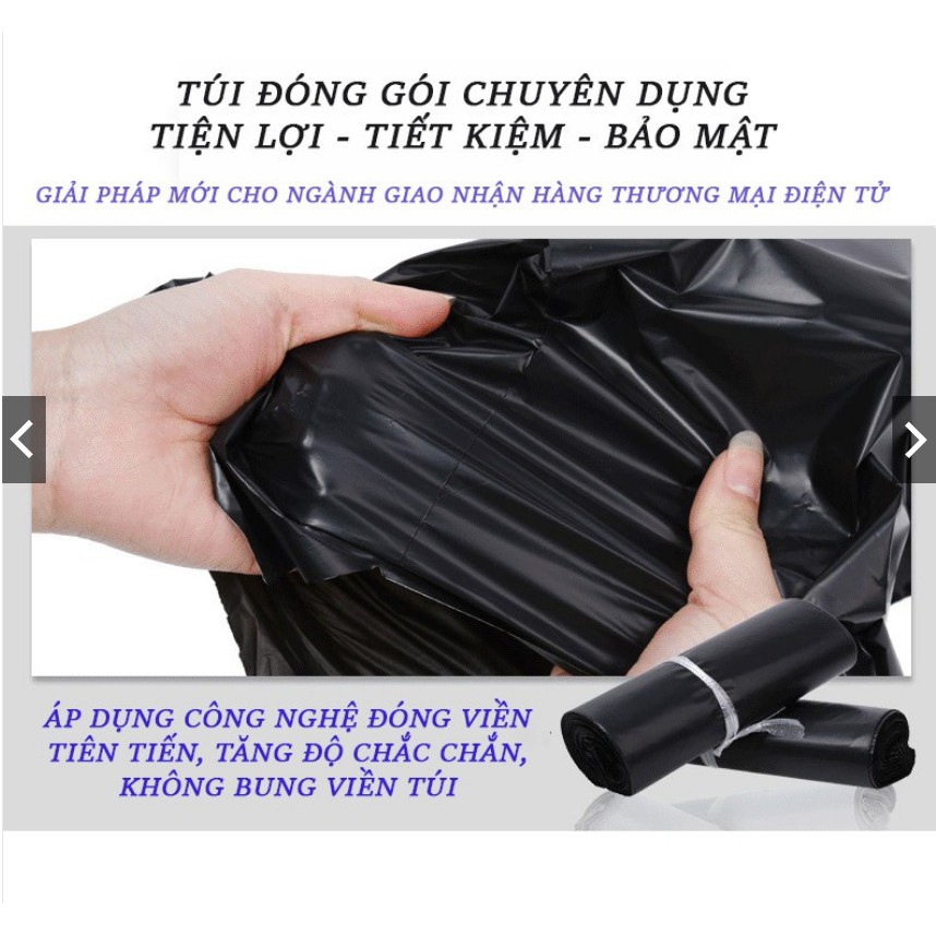 Combo 4kg túi nylon đen đựng rác, gói hàng