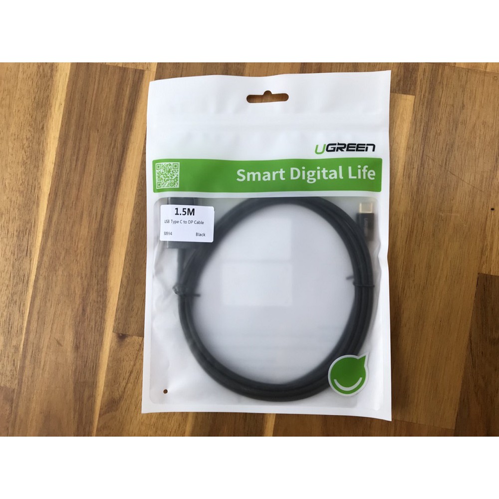 Cáp Chuyển USB Type-C To Displayport Dài 1,5m Ugreen 50994