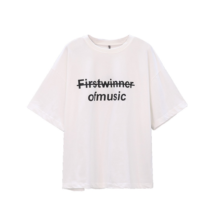 NRVP Áo Thun Cotton Tay Ngắn Cổ Tròn Thời Trang Mùa Hè Phong Cách Hàn Quốc Cho Nữ