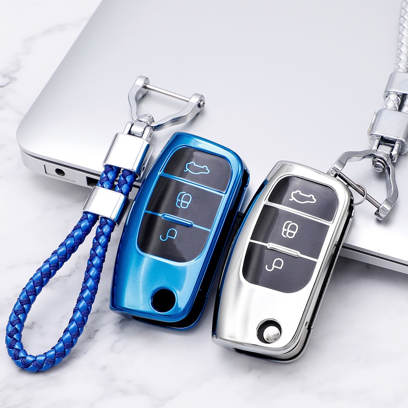 Ốp Bảo Vệ Chìa Khóa Xe Hơi Ford Focus Mk3 Bằng TPU Mềm Mại