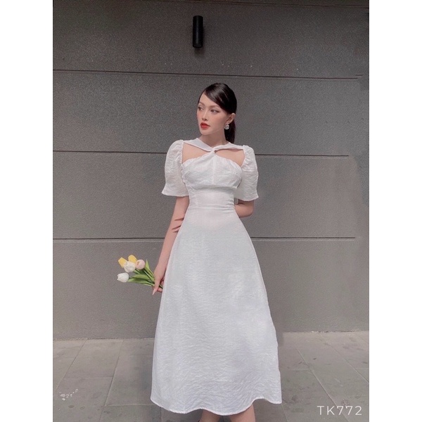 Đầm maxi xoắn ngực so hot | BigBuy360 - bigbuy360.vn