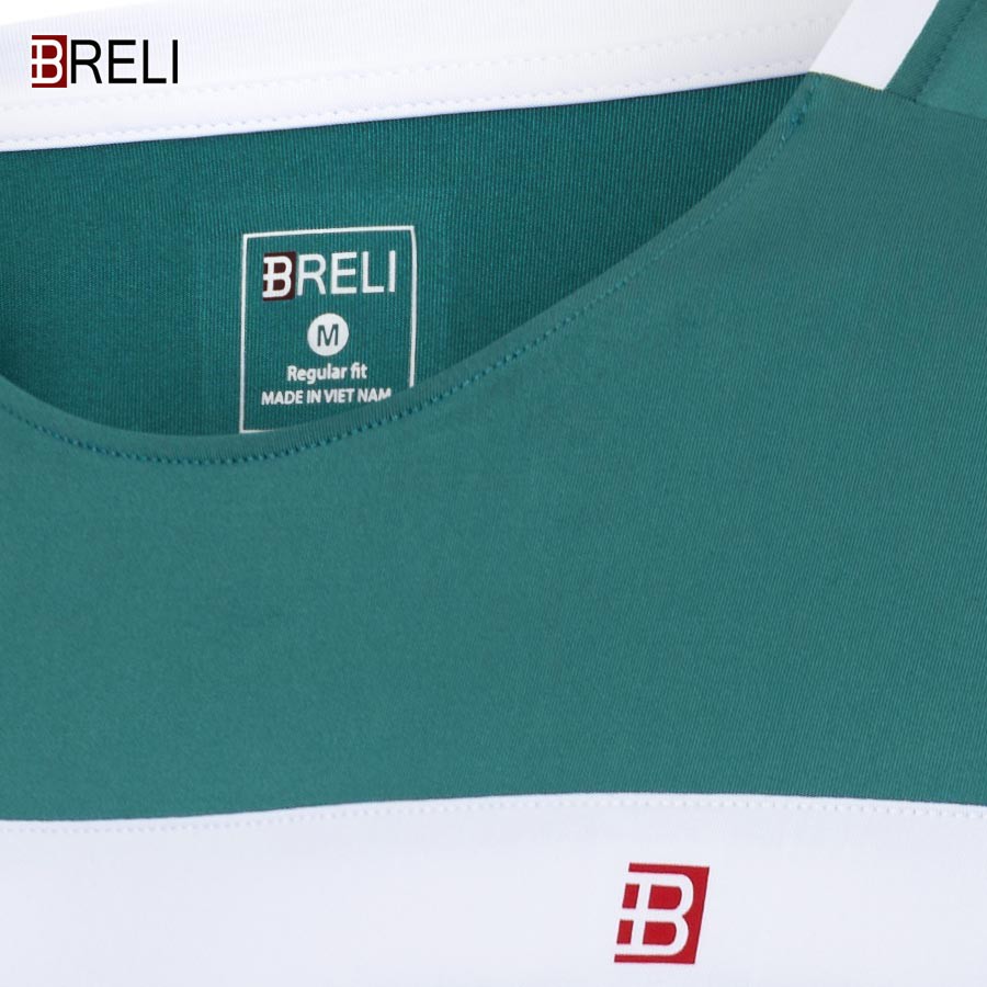 Áo thể thao nam cao cấp Breli - BAS2120-LBL thoáng khí kháng khuẩn chống tia UV