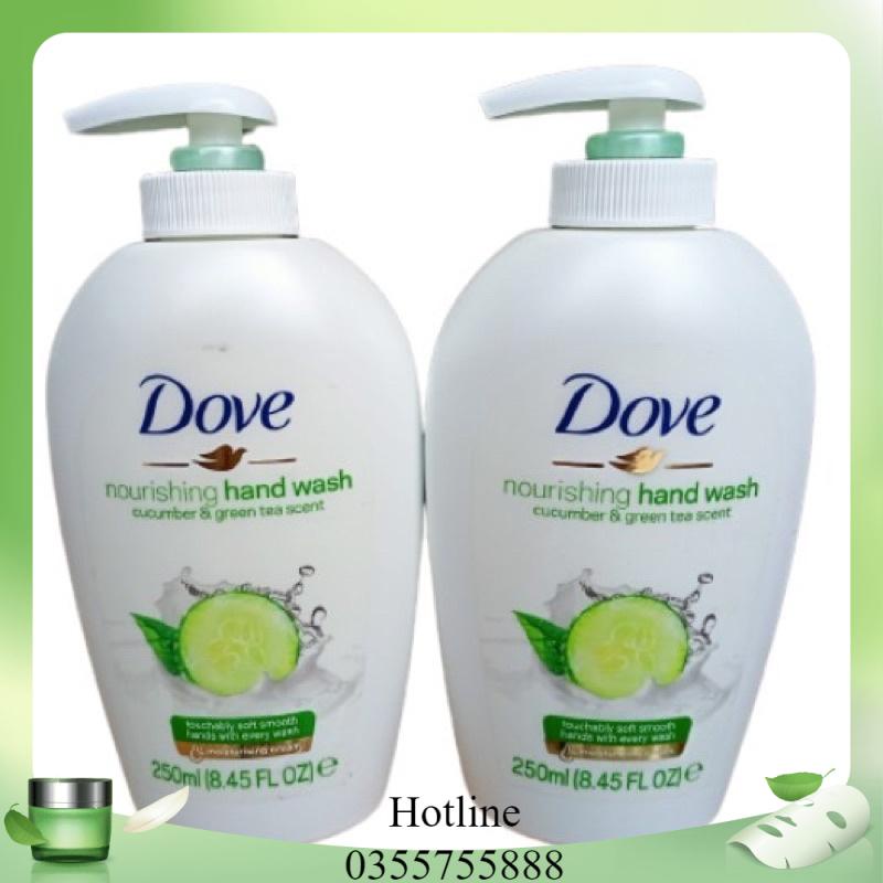 Nước Rửa Tay Dove Mềm Mịn Tự Nhiên 250ml hàng khuyến mãi