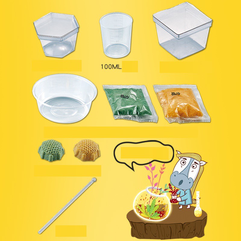 Bộ đồ chơi làm tinh thể KDP / ADP Steam làm được 2 tinh thể 2 màu