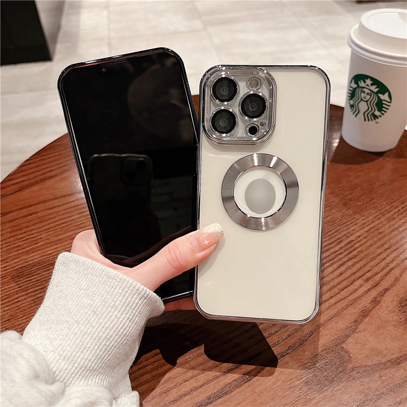 Vỏ điện thoại silicon mềm trong suốt mạ 6D sang trọng cho iPhone 11 12 13 Pro Max 13Pro XR XS Max 7+ 8 PLUS