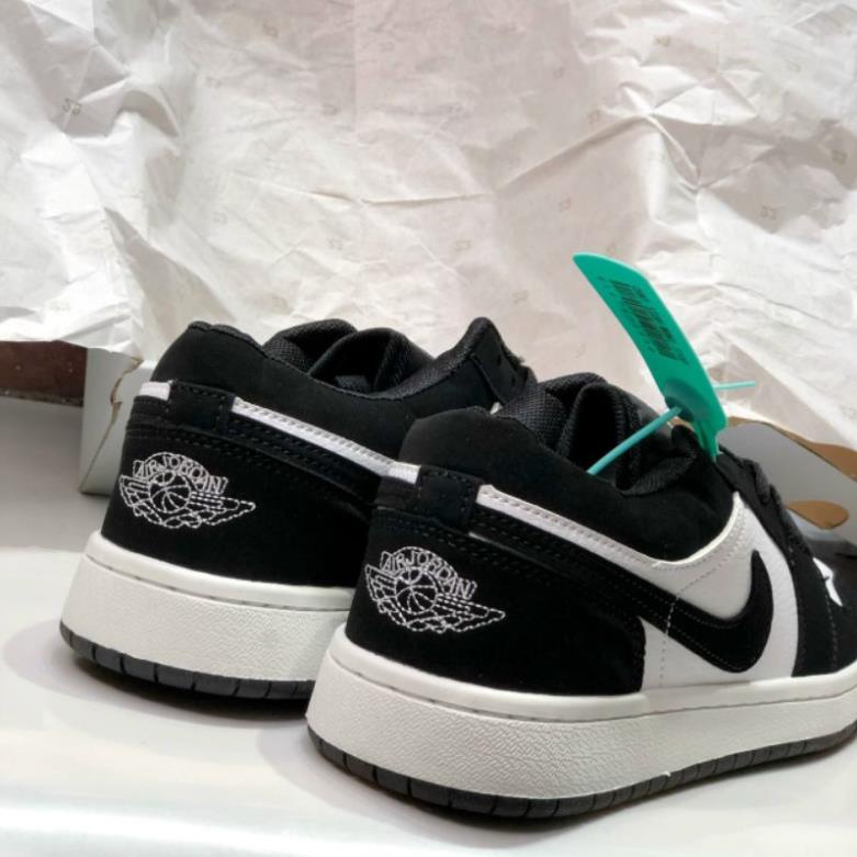 giayvadepGiầy Thể Thao JorDan 1.Low.Panda đen trắng[ Full Box bill] Nam, Nữ - Sneaker JD Cao Cấp