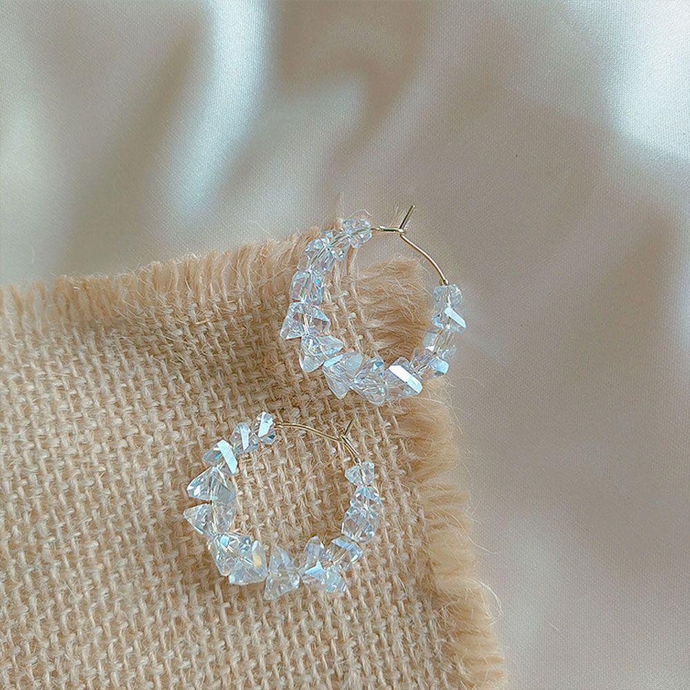 Hoa Tai Dáng Dài Hình Tròn Bằng Acrylic Thời Trang Cho Nữ|Trang Sức