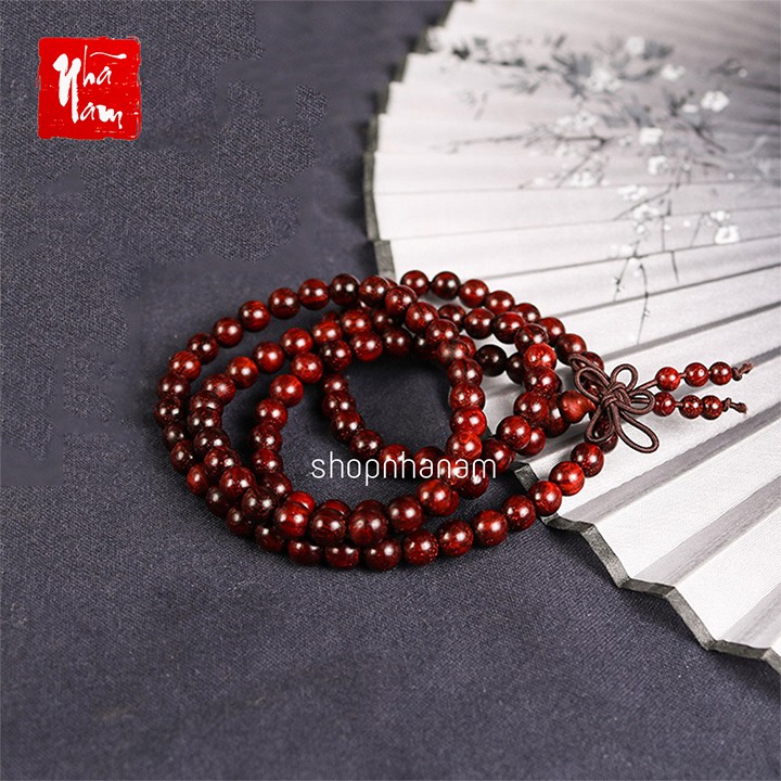 Tràng hạt - phụ kiện trang trí thác khói trầm hương để bàn