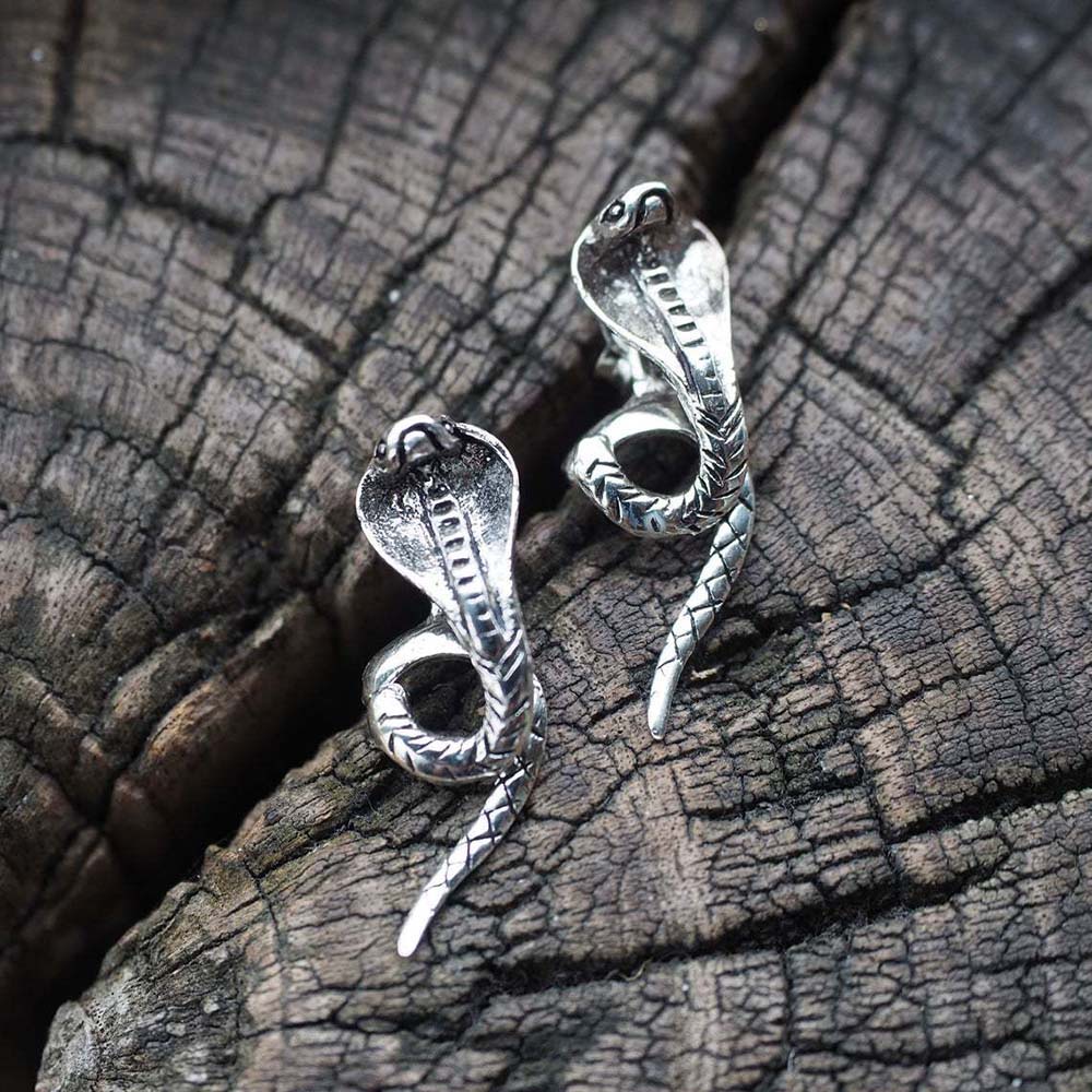 MOILY Hot Sale Earrings For Women Jewelry & Accessories Fashion Jewelry Snake Earrings|Women Gift Hiphop Gothic Girls Vintage Stud Earrings