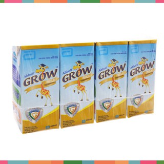 Lốc 4 hộp sữa bột pha sẵn Abbott Grow Gold vani 180ml ZGJ2