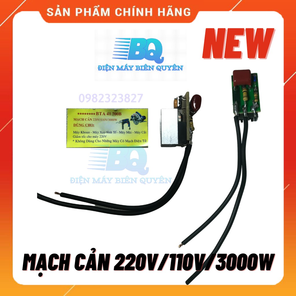 Mạch Cản Điện 220V Sang 110V - IC 2000W - Chuyển Điện 220v Sang 110v - Dùng Cho Máy Khoan, Máy Cắt, Mài - Sinh Tố