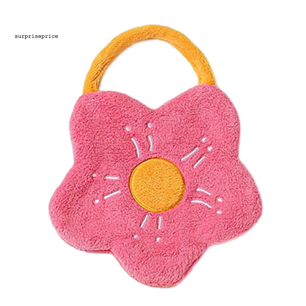 Khăn Lau Tay Dày Dặn Thoáng Khí Hình Hoa Cho Nhà Bếp / SPA