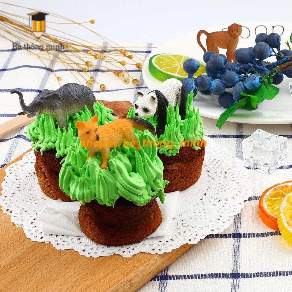 Bộ Đồ Chơi Động Vật Hoang Dã Mô Hình Vườn Thú 53 chi tiết 32 con vật Safari