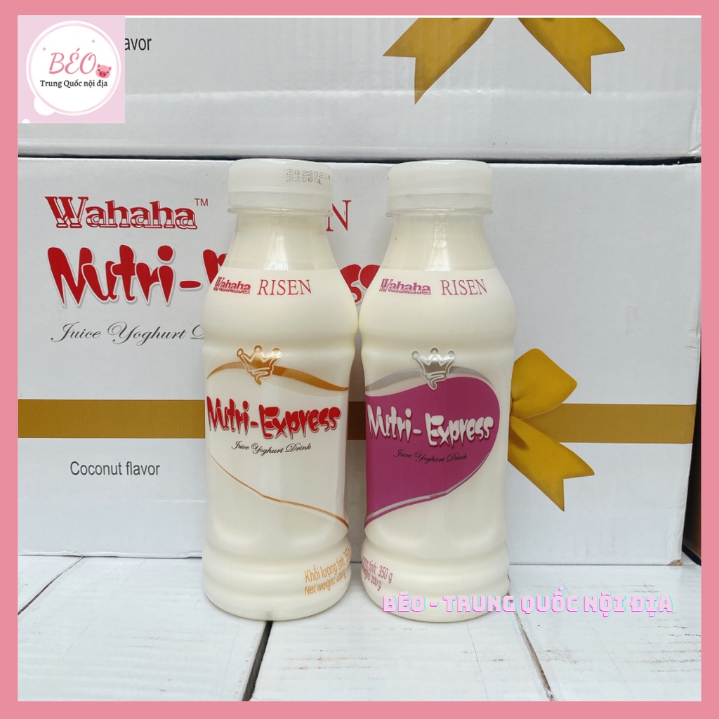 Chai sữa chua uống hoa quả Wahaha 350ml