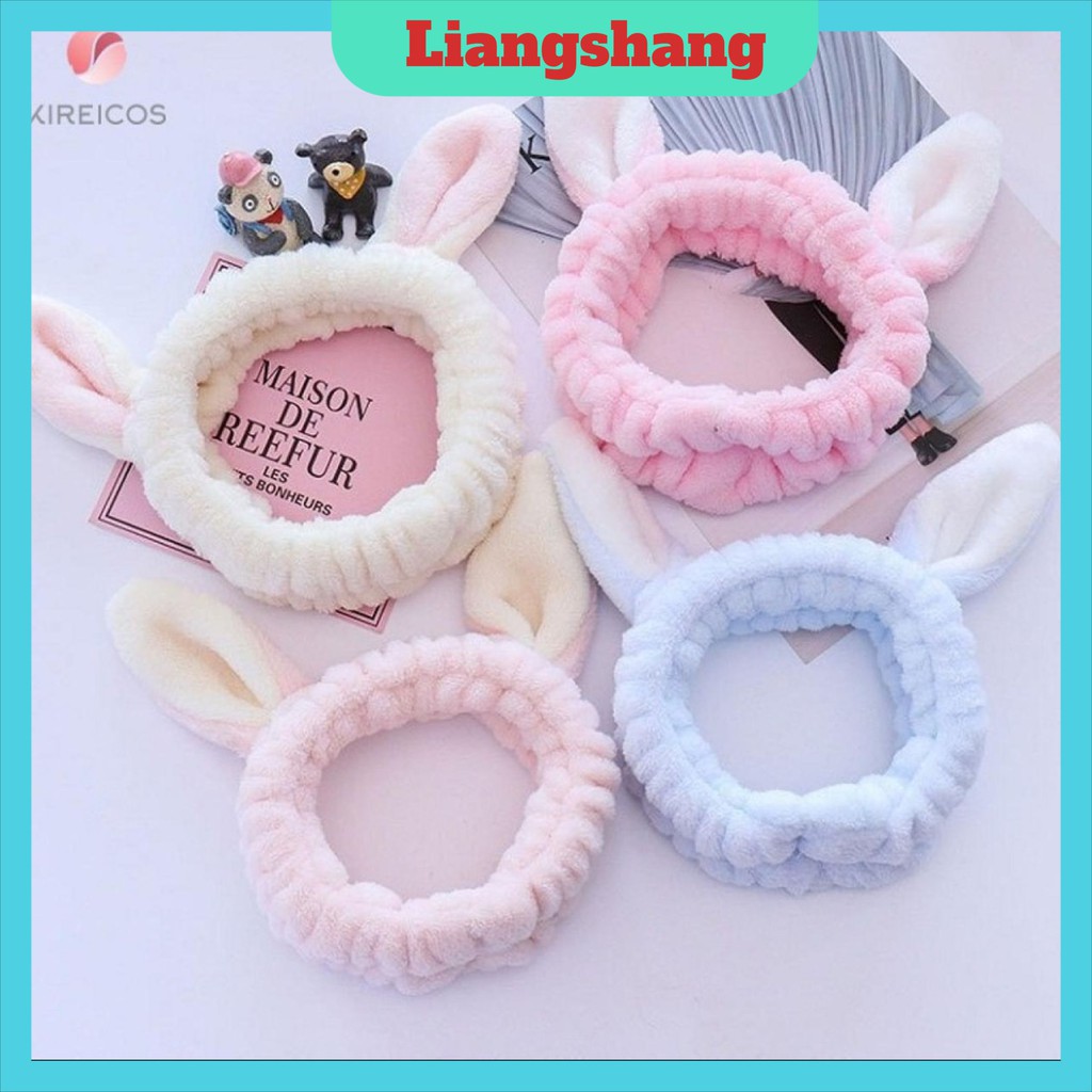 Băng đô rửa mặtFREESHIPtrang điểm hình tai thỏ dễ thương