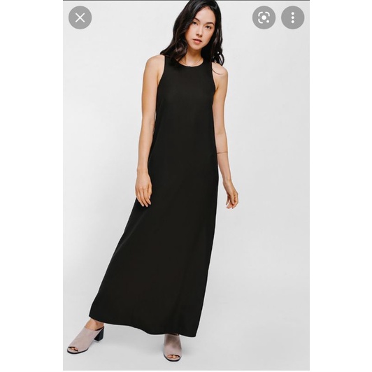 Đầm body f21 tank maxi dress dáng dài VNXK đầm ba lỗ hai dây ôm body xẻ tà forever 21 xuất khẩu dư xịn