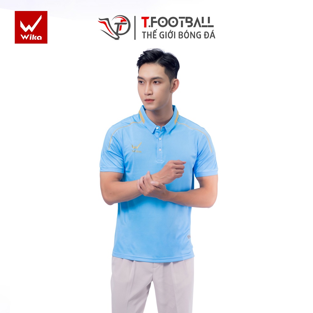 Áo Polo WIKA Alpha Chất Liệu Polyester Thoáng Mát Mềm Mịn