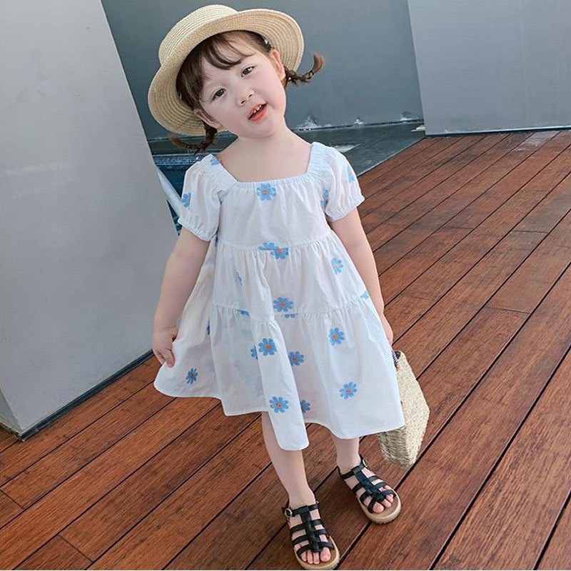 Đầm xinh bé gái chất vải mát lạnh