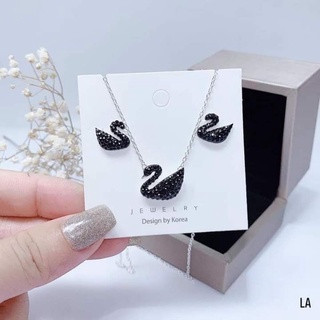 Bộ trang sức Thiên Nga bạc
