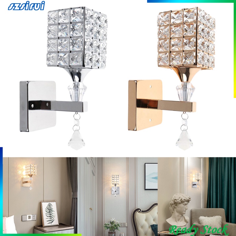 Đèn Led Pha Lê Gắn Tường Trang Trí Ban Công / Cầu Thang