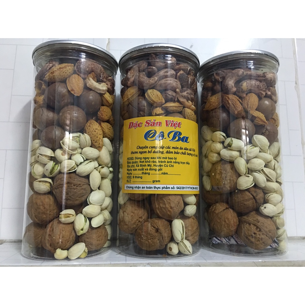 [450gram] Hạt Dinh Dưỡng Mix 5 Loại Cao Cấp Tốt Cho Sức Khỏe - đồ ăn vặt