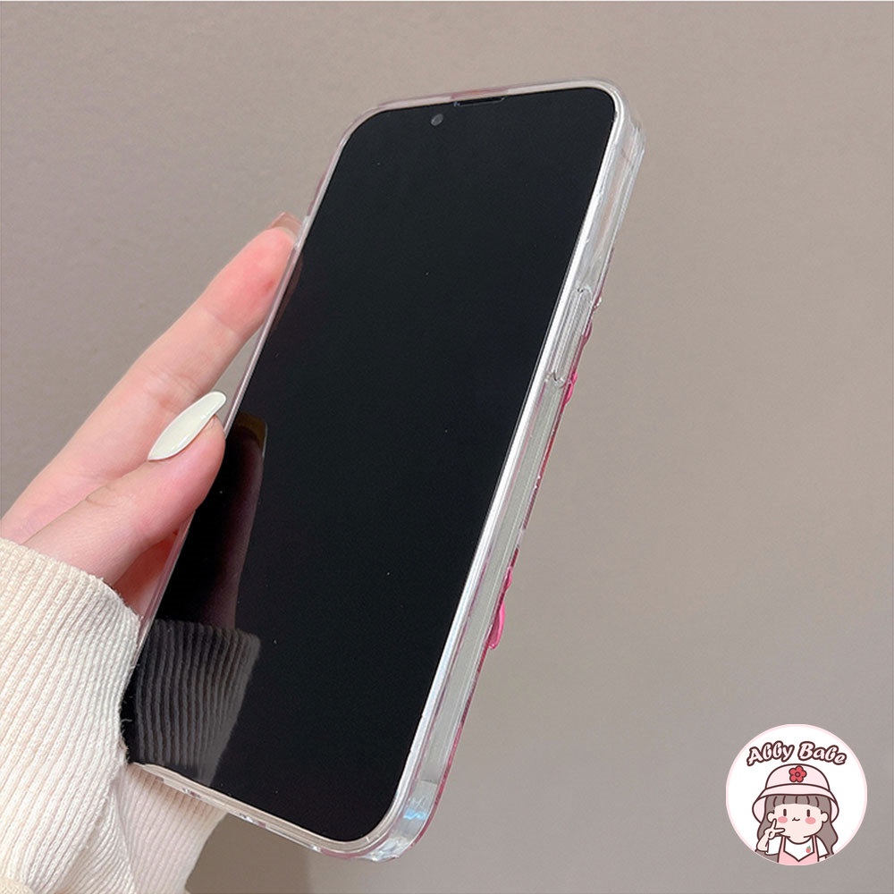 Ốp Điện Thoại TPU Mềm Trong Suốt Hình Gấu 3D Cho Iphone 14 Pro Max 11 7Plus 13 12 11 Pro Max X XS 12 13 XR