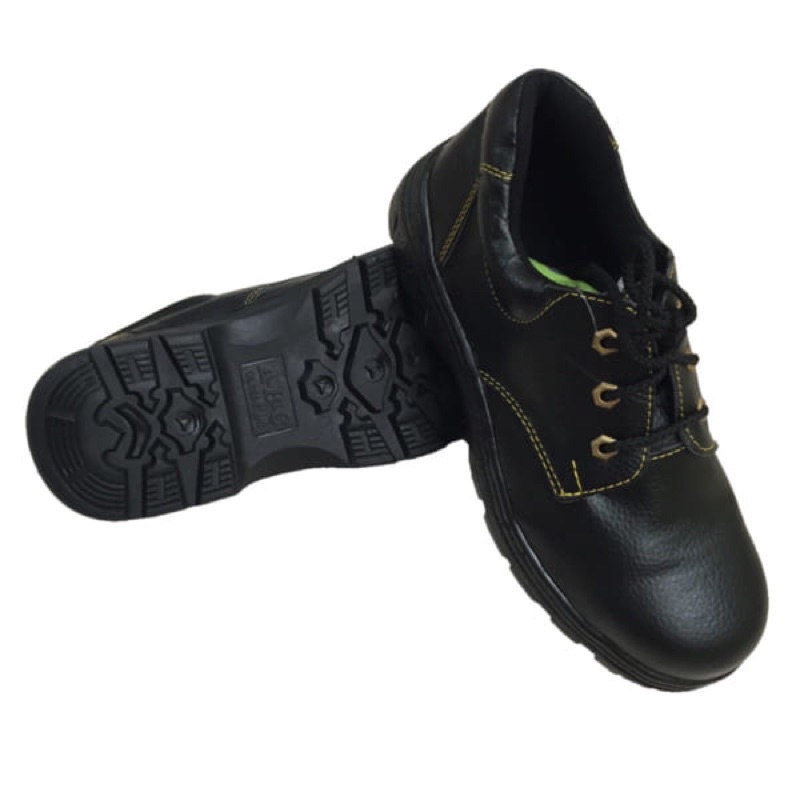 Giày bảo hộ lao động ABC chỉ vàng , Giá siêu rẻ, mũi sắt, lót thép, đế chống trơn