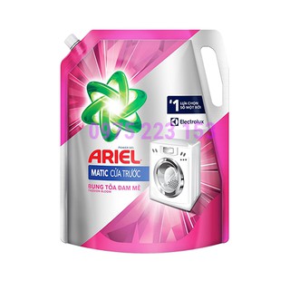 Túi nước giặt Ariel Matic cho máy giặt cửa trước hương bung tỏa đam mê 2.15kg