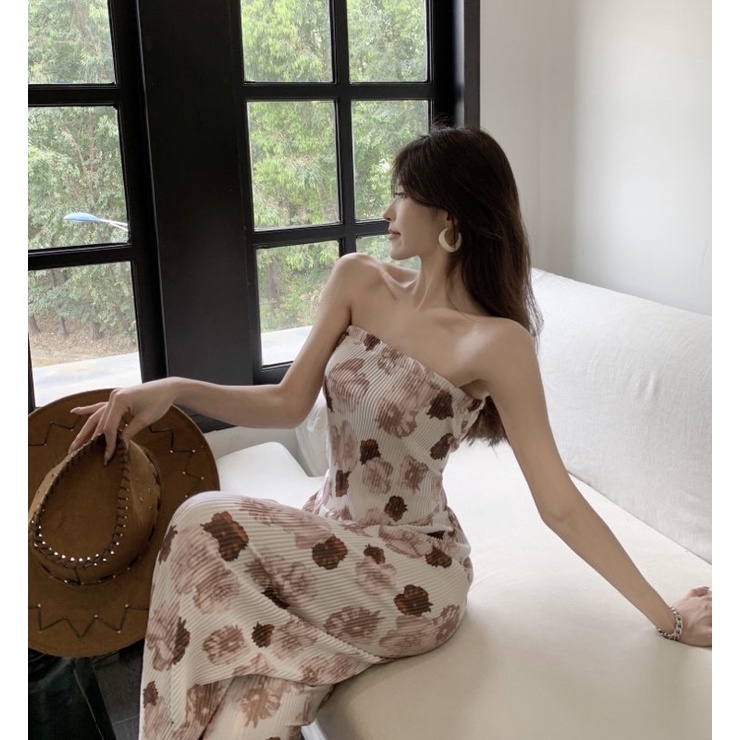 Set áo ống+quần ống suôn dập ly Ulzzang(sẵn đen) | BigBuy360 - bigbuy360.vn