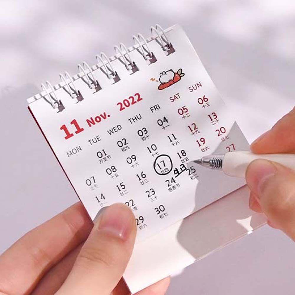 Lịch 2023 Để Bàn Lên Kế Hoạch Hàng Tuần Hình Thỏ Dễ Thương