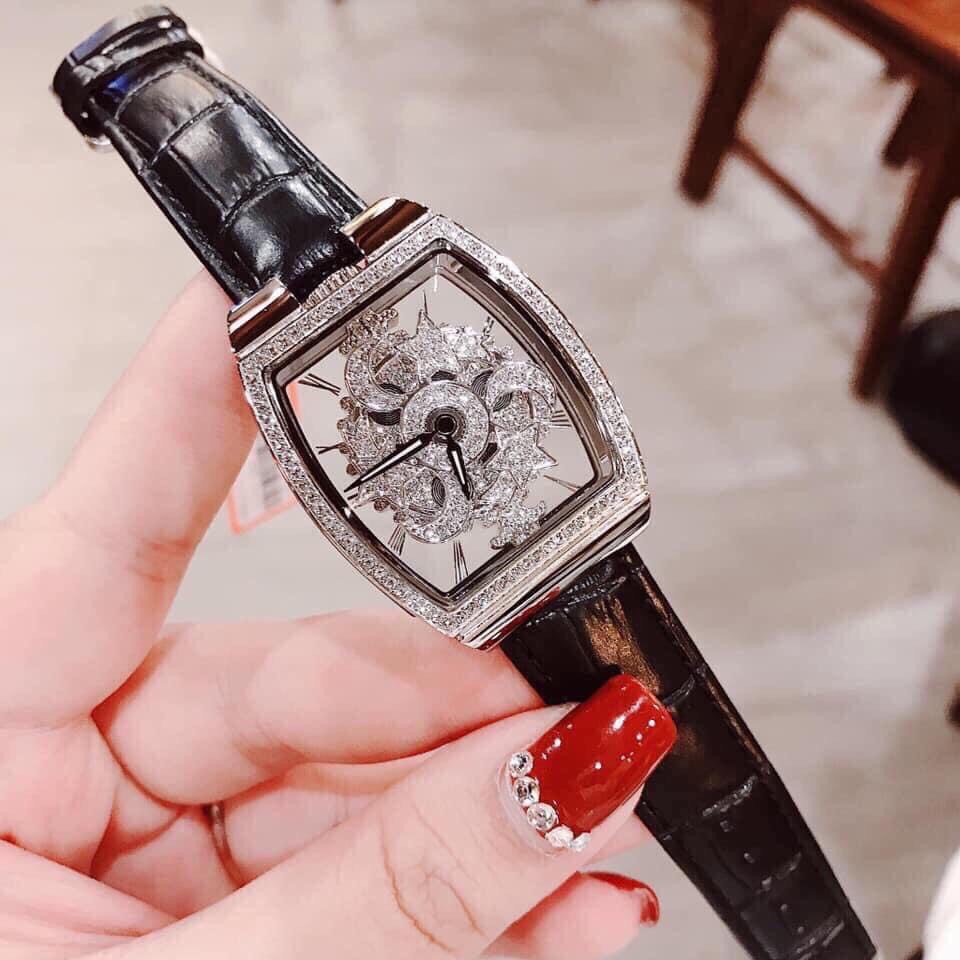 DWatch Đồng hồ Davena nữ chính hãng Davena D31639 mặt xoay tự động 360 độ