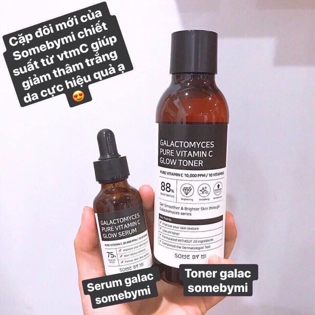 Nước hoa hồng Some By Mi Glactomyces Pure Vitamin C Glow Toner