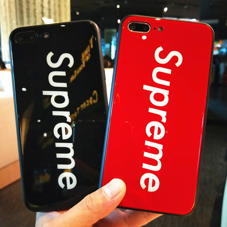 Ốp điện thoại họa tiết chữ Supreme cá tính cho iPhone 6 6s 7 8 Plus X XS Max XR