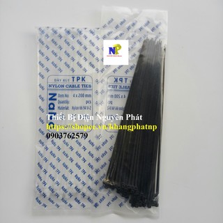 Dây Rút Nhựa Đủ Kích Cở Màu Trắng (10cm-30cm)