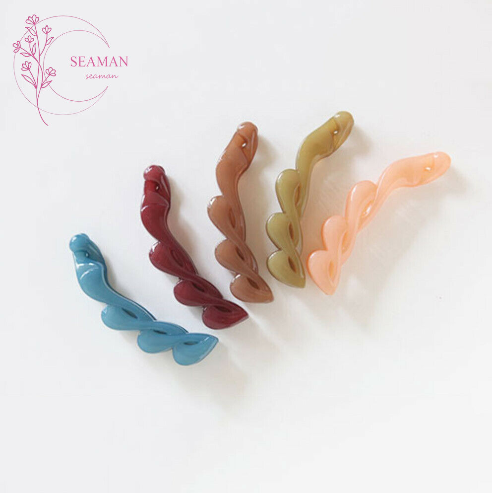 Kẹp tóc chất liệu acrylic phong cách Hàn Quốc xinh xắn cho nữ