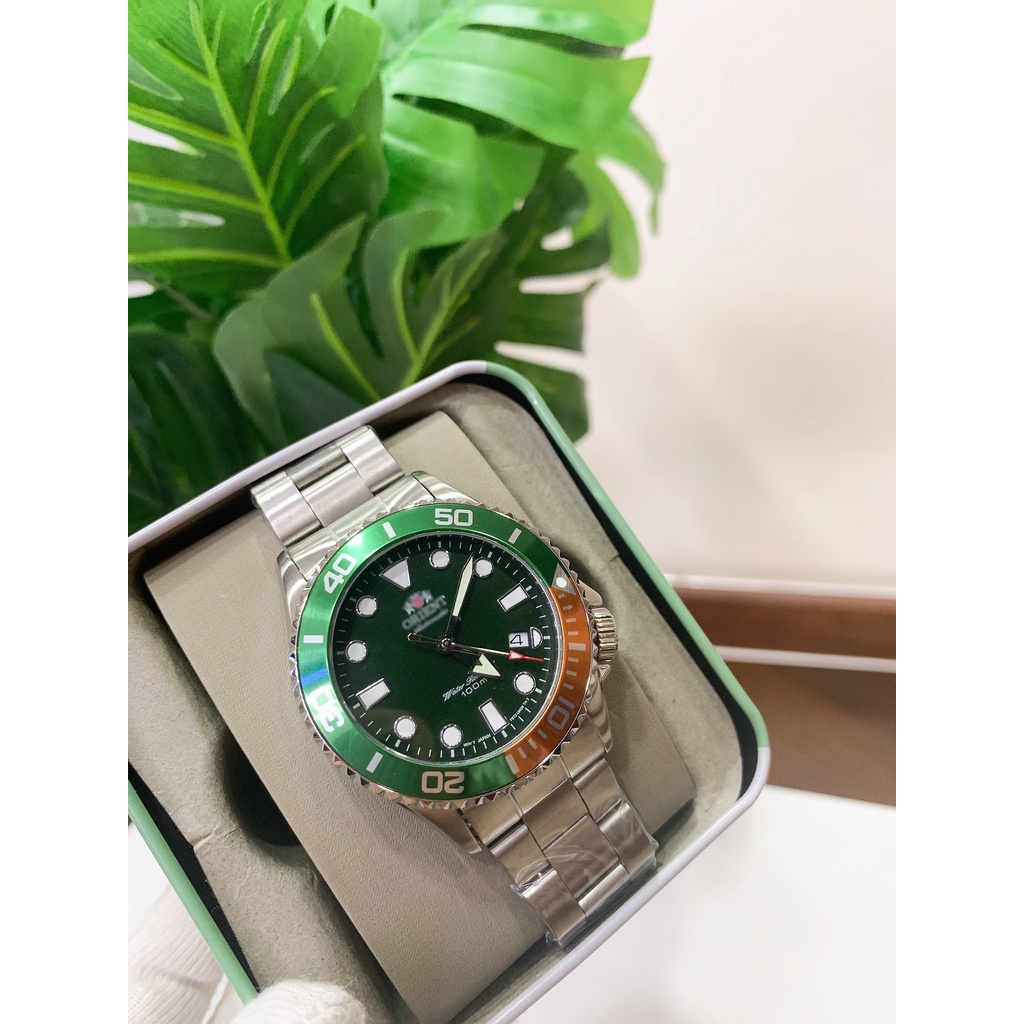 Đồng hồ nam orient automatic triton dây thép , size 42mm