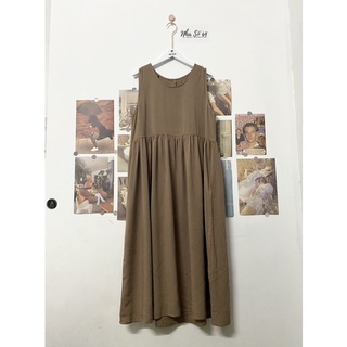 [XẢ LỖ] Đầm xoè tay cọc dáng dài basic