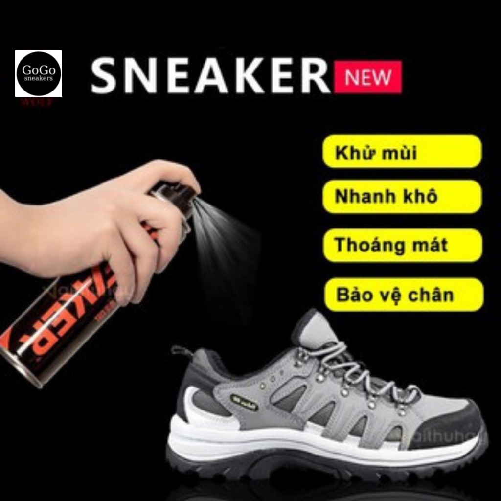 Xịt Khử Mùi Giày Khử Mùi Hôi Chân Làm Thơm Giày Sneaker Túi Ví BaLo Túi Xách Nhanh Tiện Lợi An Toàn Sức Khoẻ GoGo