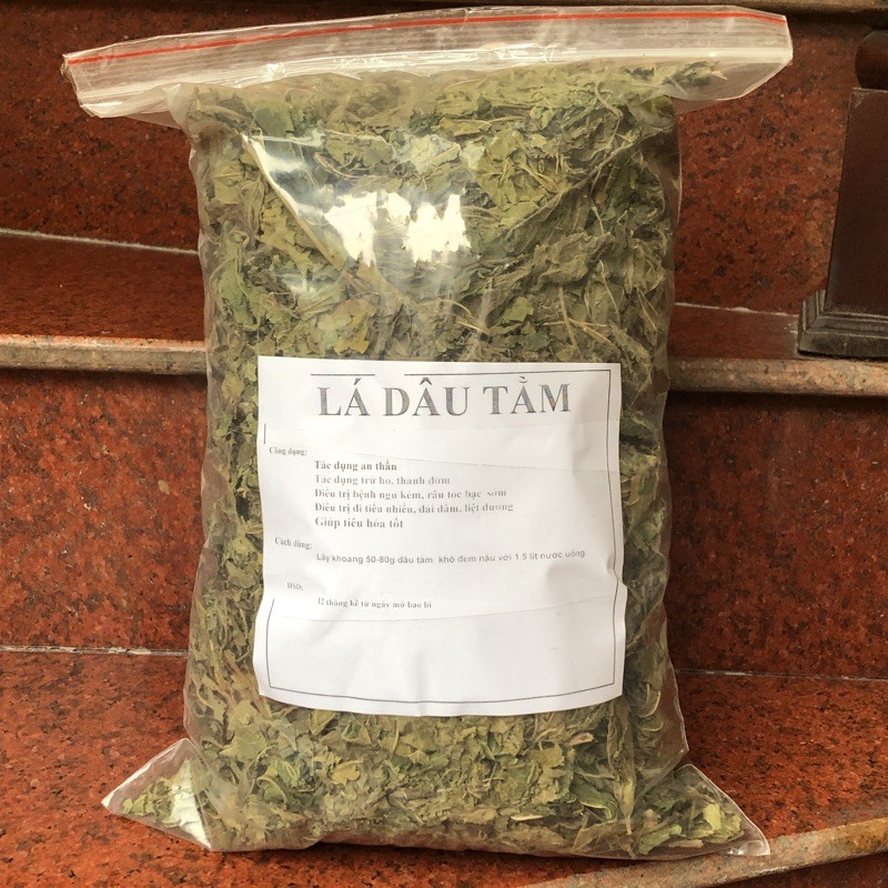 1kg lá dâu tằm sấy khô hàng loại 1