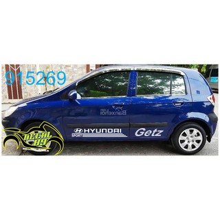 Tem dán sườn ô tô HYUNDAI Getz.