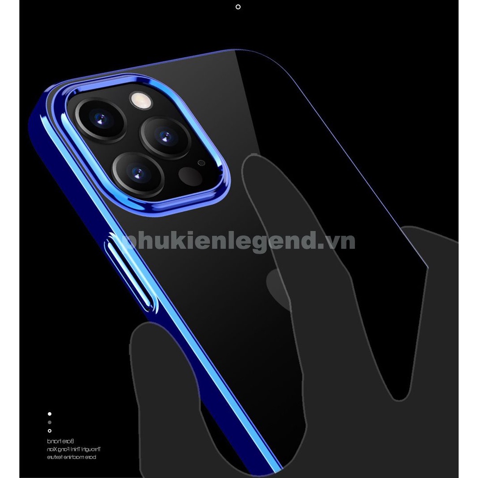 Ốp lưng cứng viền màu mạ crom dành cho iPhone 14 / iPhone 14 Pro / iPhone 14 PLus/ iPhone 14 Pro Max Hiệu X-Level mỏng