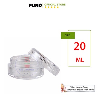 Hũ chiết mỹ phẩm nhựa trong suốt 20ml