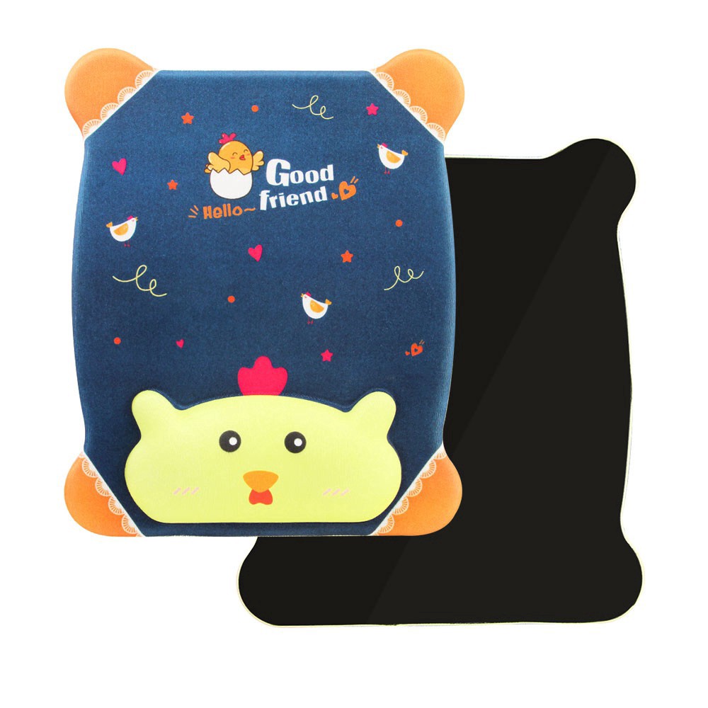 Tấm lót chuột có đệm lót kê cổ tay họa tiết hoạt hình đáng yêu