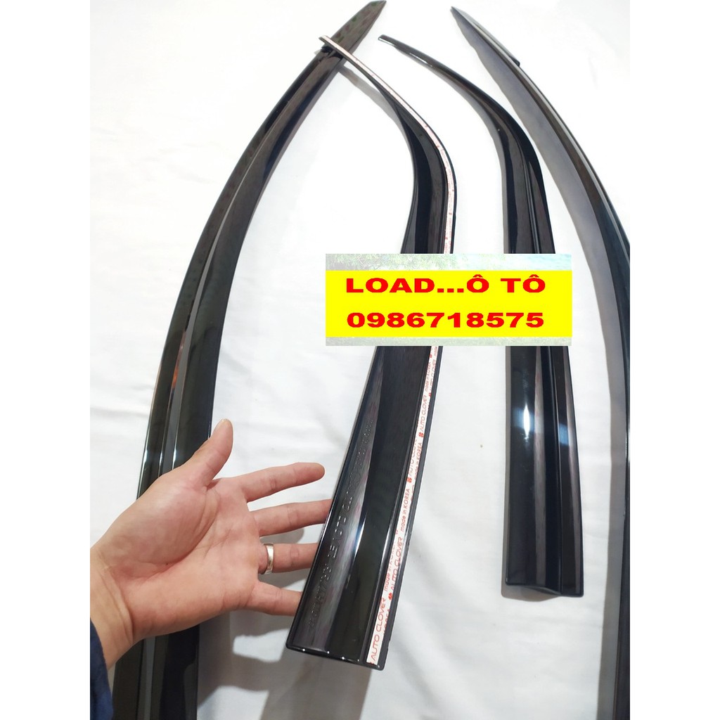 Vè Che Mưa Xe Kia Morning 2023-2005 Mẫu Vè Đen Cao Cấp, Trang Bị Sẵn Keo Dán 3M